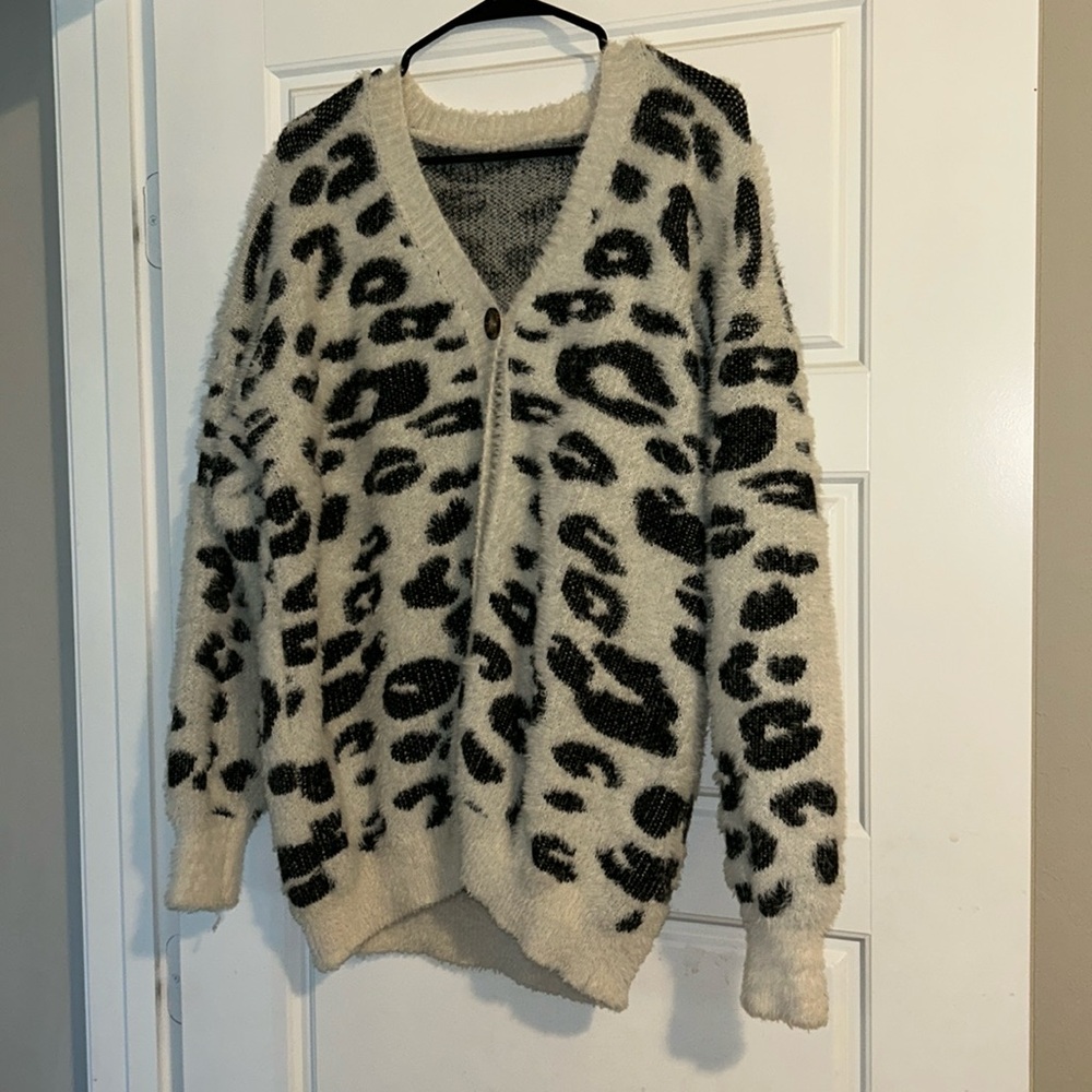 Leopard cardigan